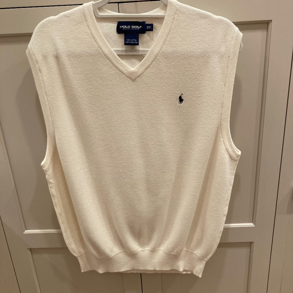 Vintage Polo Mens Sweater Vest - Size XXL
